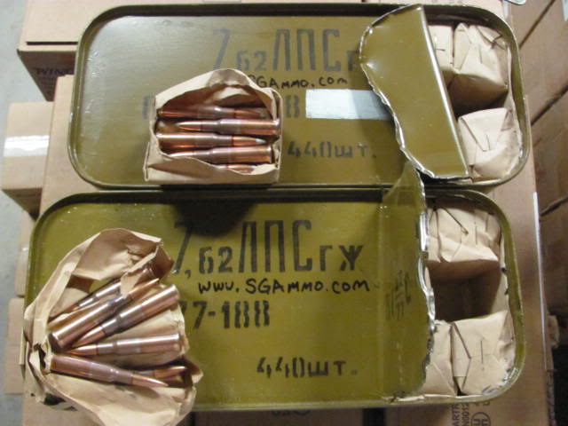 440 round spam can - 7.62x54R Russian Military Surplus Ammo - 148 grain ...